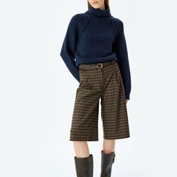 Koton Women Turtle Neck Ribbed Pullover Sweater-image-95