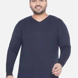 Santonio Plus Size V-Neck Pullover-image-83