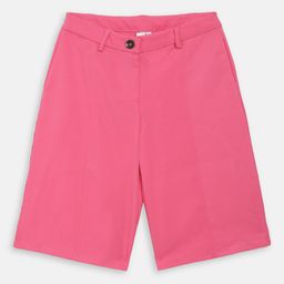 ELLE Girls Pink Regular Fit Solid Culottes-image-28