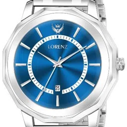 LORENZ Men Brass Embellished Dial & Bracelet Style Straps Analogue Multi Function Watch MK-4046R image 5