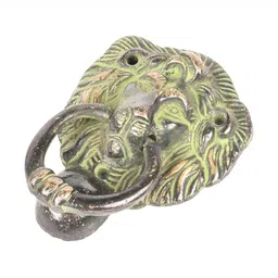 Indianshelf Green & Brown Brass Decorative Door Knocker-17