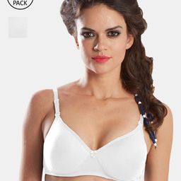 Sonari White Pack of 2 Bra Lightly Padded-picture-32