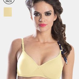 Sonari Pack Of 2 Beige Lightly Padded Bra-89