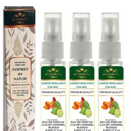 Menjewell Set Of 3 Yellow Ambery Bergomot Eau De Parfum-29