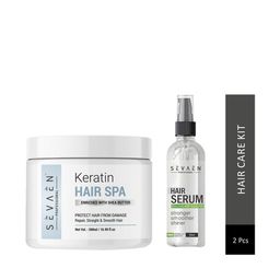 SEVAEN Set Of 2 Keratin Hair Spa Cream & Hair Serum 550ml-18