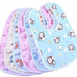 Pack Of 6 Pcs Waterproof Baby Apron with Bib-35