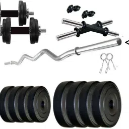 20 kg PVC 20 Kg weight with rods set combo Home Gym Combo-28