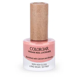 Colorbar 100% High Gloss Long Wear Vegan Nail Lacquer with Calcium & Biotin 8 ml - Dreamy 036-5