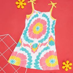 Pantaloons Baby Infant Girls Floral Print Cotton A-Line Dress-image-32