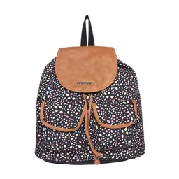 ASTRID Girls Black & White Printed Backpack-33
