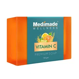 Medimade Vitamin C Premium Handmade Bathing Soap For Oil Control & Improve Skin Tone 100g-44