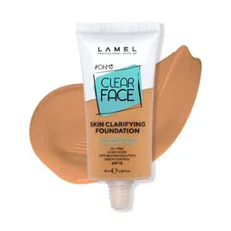 LAMEL Oh My Clear SPF15 Face Foundation with Tea Tree 40 ml - Medium Tan 407-89