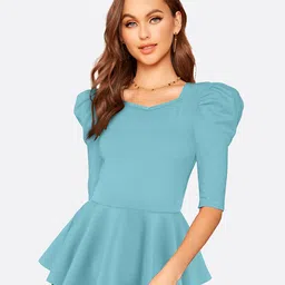 LONDON BELLY Women Peplum Top-image-54
