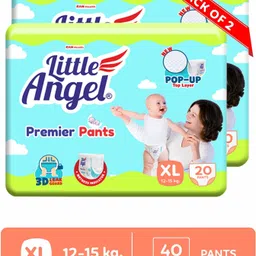 little angel Premier Baby Diaper Pants (2 x 20 Pcs) - XL-picture-31