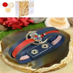 Designer PRK25-017-Hamsa Band Premium Rakhi with 200 gms of Soan Papdi Mauli Thread Rakhi Set-image-77