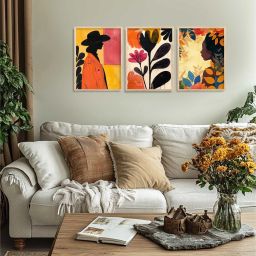 Modern Wall Art Home Decor Wall Painting For Living Room Office Bedroom Digital Reprint 17 inch x 13 inch Painting-image-2