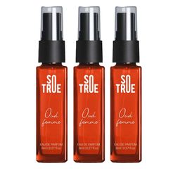 SOTRUE Oud Femme Women Set Of 3 Long Lasting Eau De Parfum - 8ml Each-image-8