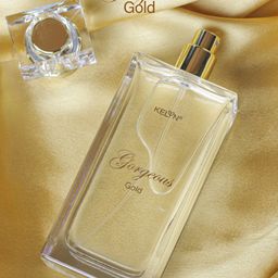 KELYN Men Classic Blue & Women Gorgeous Gold Perfumes - 100ml Each-4