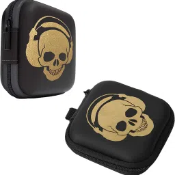 StealODeal Leather Zipper Headphone Case For Universal-40