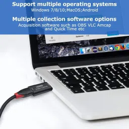 Bkc HD 1080P 60fps Video Capture Card USB 2.0 for PC Game Live Streaming, Recording USB Adapter image 2