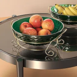 Fruit Basket with Stand Living Room Desktop Bread Snack Basket Plastic Fruit & Vegetable Basket-image-80