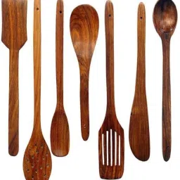 SRVNGCKNG060 Wooden Serving Spoon, Measuring Spoon Set-14