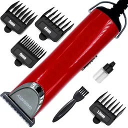 QGS Professional Corded Waterproof Beard Mustache Trimmer Powerful 9W Hair Clipper Fully Waterproof Grooming Kit 0 min Runtime 4 Length Settings-15