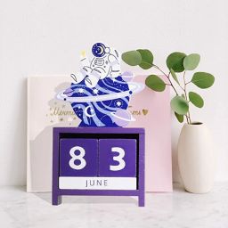 Astronaut Calendar For Table Décor II Christmas gift II New Year Calendar Gift Table Calendar-image-96