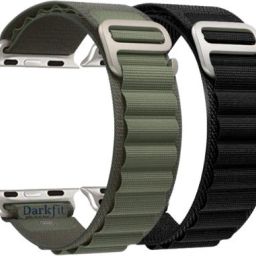 DARKFIT Trail Loop Bands/Straps Compatible with Watch 49mm 46mm 45mm 44mm 42mm, Adjustable Velcro Premium Strap for iWatch Ultra & Ultra 2 Series SE 10 8 7 6 5 4 3 2 1. (Only 2 Pcs Trail Loop Strap, Watch NOT Included) Smart Watch Strap (Black, Blue) Smart Watch Strap-image-39