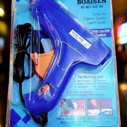 boaisen Big 60 WATT HOT MELT GLUE GUN ON OFF SWITCH AND INDICATOR [10 GLUE STICKS] Adjustable Temperature Corded Glue Gun image 5