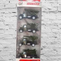 New Auto World Military , Die-Cast Vehicle Set 1:55 Scale,Pack of 4-image-95