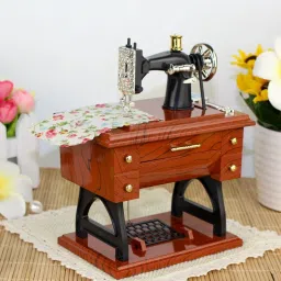 New Mini Vintage Sewing Machine with decorative design-16