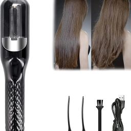 VUSTICA Hair Split End Trimmer Machine for Women Split Ends Remover Machine for Hair Hair Trimmer for Women for Split Ends - Rechargeable Split End Cutter Machine Hair Straightener-image-12