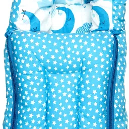 Half Moon 3 in 1 Baby's Cotton Bed for Unisex New Born 0-4 Months Old 3 in 1 Carry Bed with Carry Bag Luxury Crib-image-24