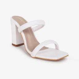 AXIUM Two Strap Block Heels-35