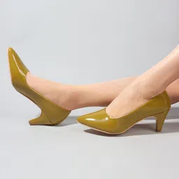 Denill Pointed Toe Kitten Heeled Pumps-6