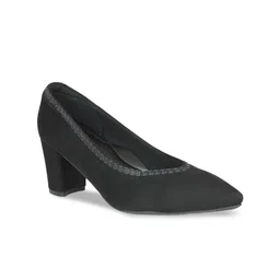 Inc 5 Women Black Party Block Pumps-39