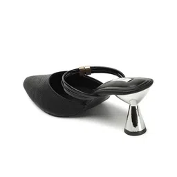 ELLE Textured Kitten Heel Mules image 5