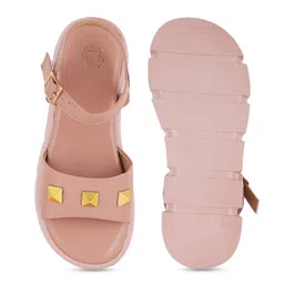 SAPATOS Open Toe Platform Heels image 4