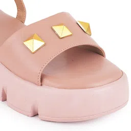 SAPATOS Open Toe Platform Heels image 3