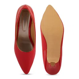 SAPATOS Pointed Toe Closed Back Kitten Pumps image 3