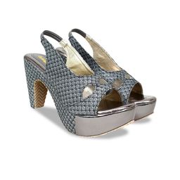 Action Printed Party Block Heels image 2