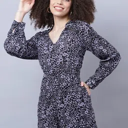 Aila V-Neck Printed Playsuit-picture-52
