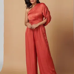 Vedika M One Shoulder Basic Jumpsuit-picture-27
