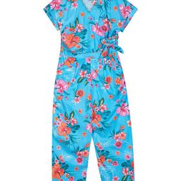 Budding Bees Girls Blue & Red Printed Basic Jumpsuit-image-21