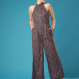 Globus Halter Neck Printed Basic Jumpsuit-picture-30