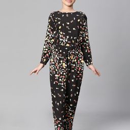 Oxolloxo Girls Floral Printed Basic Jumpsuit-picture-18