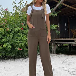 StyleCast Green Shoulder Straps Basic Jumpsuit-picture-32