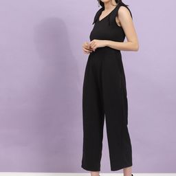 Rigo Shoulder Straps Sleeveless Culottes Jumpsuit-picture-37