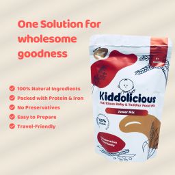 kiddolicious Jowar Porridge Mix | 100% Natural Baby Food | No Added Sugar & Salt, Cereal image 3